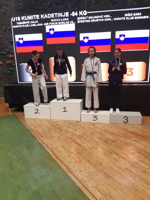 Veronika Zorzut Malinović kadetinje -54kg 3. mesto